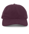 Brushed Cotton Twill Cap MAROON Front