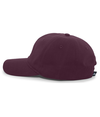 Brushed Cotton Twill Cap MAROON lside