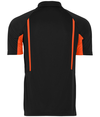 Avenger Polo BLACK/ORANGE Back