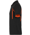 Avenger Polo BLACK/ORANGE Side
