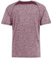 Electrify Coolcore Tee MAROON HEATHER Back