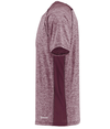 Electrify Coolcore Tee MAROON HEATHER lside