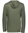 Repreve Eco Hoodie OLIVE HEATHER Back