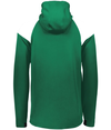 Limitless 1/4 Zip Hoodie DARK GREEN/WHITE Back