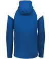 Limitless 1/4 Zip Hoodie ROYAL/WHITE Back