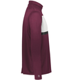 Prism Bold 1/4 Zip Pullover MAROON/WHITE rside
