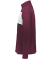 Prism Bold 1/4 Zip Pullover MAROON/WHITE lside