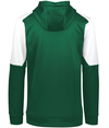 Youth Blue Chip Hoodie DARK GREEN/WHITE Back