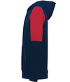 Youth Blue Chip Hoodie NAVY/SCARLET lside