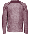 Youth Electrify Coolcore Tee MAROON HEATHER Back