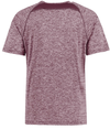 Youth Electrify Colorcore Tee MAROON HEATHER Back