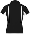 Ladies Avenger Polo BLACK/WHITE Back