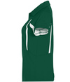 Ladies Avenger Polo FOREST/WHITE Side