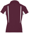 Ladies Avenger Polo MAROON/WHITE Back
