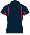 Ladies Avenger Polo NAVY/SCARLET Back