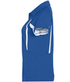 Ladies Avenger Polo ROYAL/WHITE Side