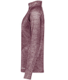 Ladies Electrify Pullover MAROON HEATHER Side