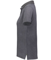 Ladies Repreve Eco Polo CARBON HEATHER lside