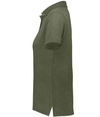 Ladies Repreve Eco Polo OLIVE HEATHER lside
