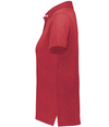 Ladies Repreve Eco Polo SCARLET HEATHER lside