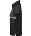 Ladies Prism Bold Polo BLACK/CARBON lside