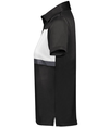Ladies Prism Bold Polo BLACK/WHITE lside