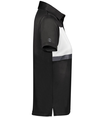 Ladies Prism Bold Polo BLACK/WHITE rside