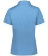 Ladies Prism Bold Polo COLUMBIA BLUE/WHITE Back