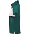 Ladies Prism Bold Polo DARK GREEN/WHITE lside