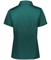 Ladies Prism Bold Polo DARK GREEN/WHITE Back
