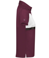 Ladies Prism Bold Polo MAROON/WHITE rside