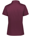 Ladies Prism Bold Polo MAROON/WHITE Back