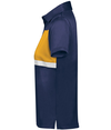 Ladies Prism Bold Polo NAVY/GOLD lside