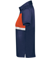Ladies Prism Bold Polo NAVY/ORANGE lside