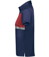 Ladies Prism Bold Polo NAVY/SCARLET lside