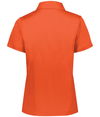 Ladies Prism Bold Polo ORANGE/WHITE Back
