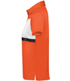 Ladies Prism Bold Polo ORANGE/WHITE lside