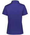 Ladies Prism Bold Polo PURPLE/WHITE Back