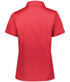 Ladies Prism Bold Polo SCARLET/WHITE Back
