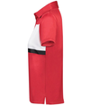 Ladies Prism Bold Polo SCARLET/WHITE lside