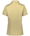 Ladies Prism Bold Polo VEGAS GOLD/WHITE Back