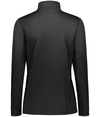 Ladies Prism Bold 1/4 Zip BLACK/CARBON Back