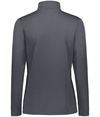 Ladies Prism Bold 1/4 Zip CARBON/WHITE Back