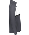 Ladies Prism Bold 1/4 Zip CARBON/WHITE rside