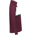 Ladies Prism Bold 1/4 Zip MAROON/WHITE rside