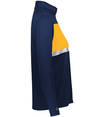 Ladies Prism Bold 1/4 Zip NAVY/GOLD rside