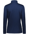 Ladies Prism Bold 1/4 Zip NAVY/WHITE Back