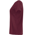 Ladies Momentum Tee MAROON lside