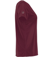 Ladies Momentum Tee MAROON rside