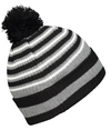Spirit Pom Beanie BLACK/HEATHER GREY/WHITE rside
